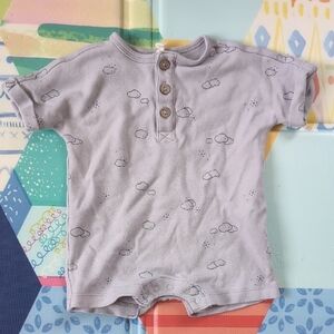 Quincy Mae Organic Cotton Cloud Romper